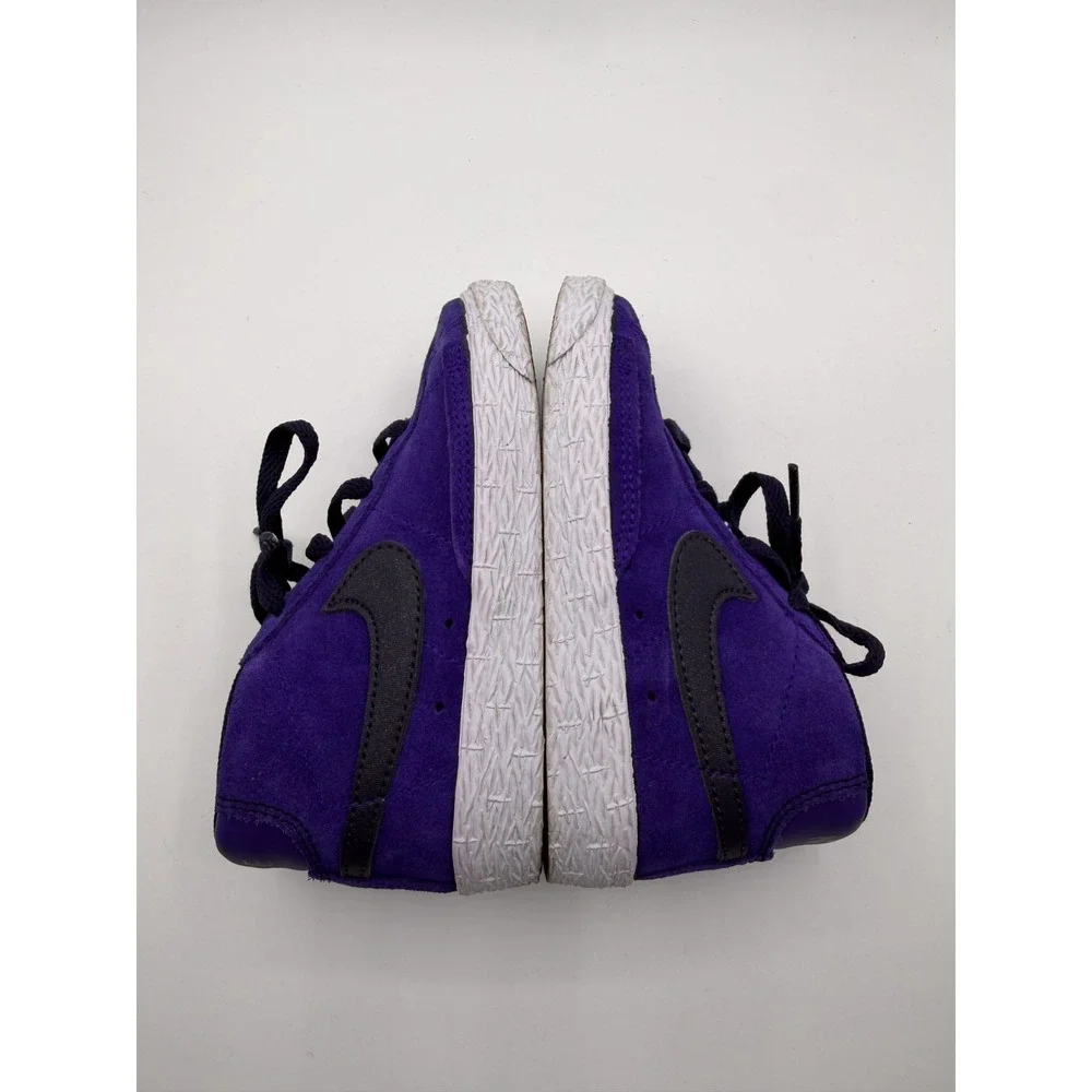 Nike Blazer Mid Purple Black 549551-502 Kids Size 8C Pre-Owned No Box